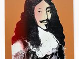 an image of a painting of a man with long hair