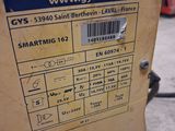 a box with a label on it sitting on a pallet