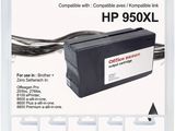 Cartouches d'encre compatibles HP 90xl pour les imprimantes HP 90xl et HP 90xl