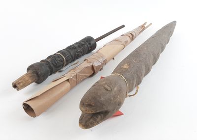 three different types of umbrellas on a white surface