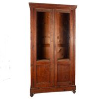 Armoire rectangulaire en bois naturel ouvrant par deux vanta…