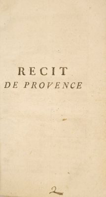 [PARLEMENTS]. Recueil : - Parlement de Provence. 26 pp.