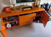 Enfilade orange, deux portes et deux tiroirs (photo 2)