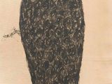 une image représentant le dessin d'un homme en chemise noire