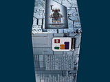 a lego box with a picture of a man on it