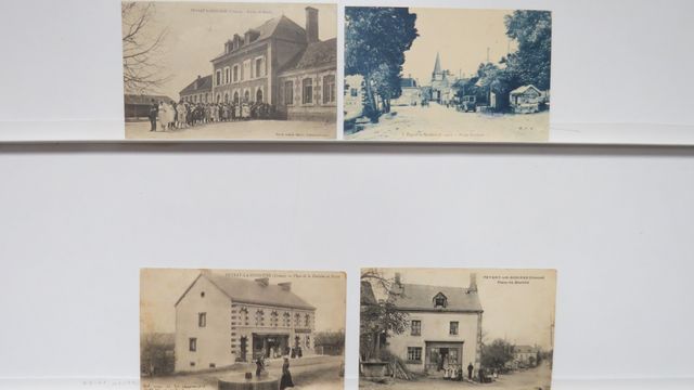 Peyrat-la-Nonière : Lot de 4cpa dont 2 rares : Ecoles et Mairie (...