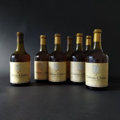 Cinq btles CHATEAU-CHALON vin jaune, 1985 - Photo 1