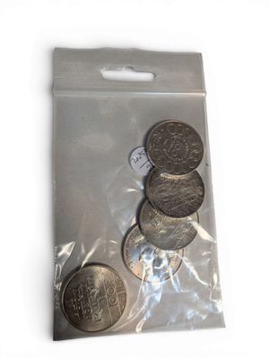 5 Pièces de 100 Fr , argent - Photo 1