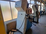 a machine that is sitting inside of a building