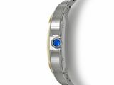 an image of a close up of a watch on a white surface