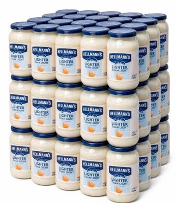 Lot d'environ 72 pots de mayonnaises light 465 gr DDM 31/01/…