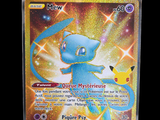 an image of a pokemon card with a blue and yellow pokemon character