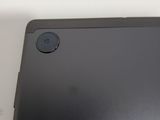 a close up of the back of a laptop computer