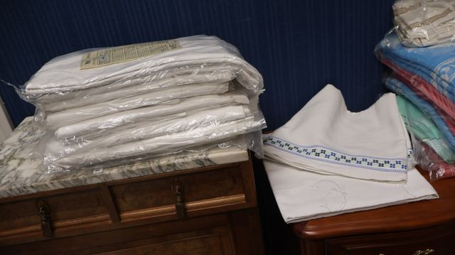 Lot de 9 draps ou nappes