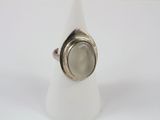 bague en argent sterling ornée d'une nacre au centre