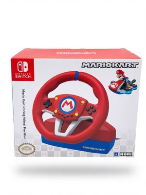 Le volant Nintendo Mario Kart se trouve dans la boîte
