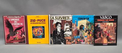 LOT de cinq BD cartonnées : "L'extraordinaire odyssée de Cor…