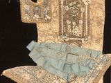 a picture of a piece of cloth that is on display