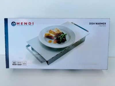 Chauffe plats acier inoxydable 330x180x65mm (2 brule…