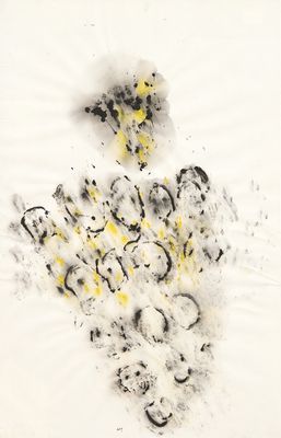 une image représentant un dessin d'un bouquet de fleurs sur un fond blanc