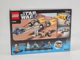 the lego star wars set is in the box on the table