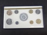 a picture of a display case with coins in it