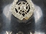 a close up of a helmet with five stars on it