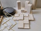 a picture of a table that has a bunch of items on it