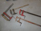 many tools that are laying out on the floor