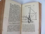 an open book with a drawing of a plane on it