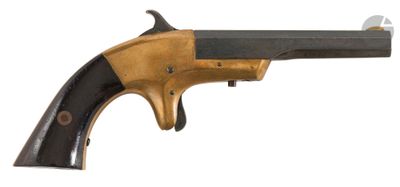 a close up of a gun on a white background with a white background