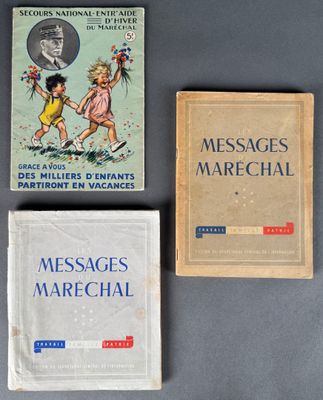 three books sitting on top of a table next to each other