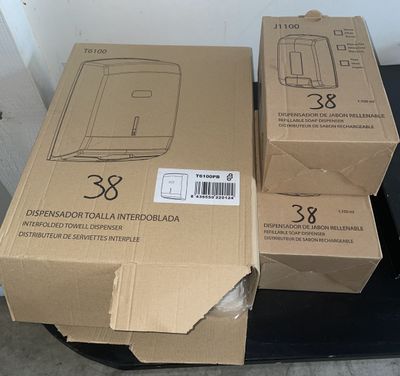 two boxes that are sitting on top of a carton