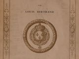 an old book with a picture of a man in a crown on it