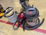 many different vacuums on the floor next to each other