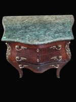 Jolie petite commode en bois de placage ouvrant par trois ti… (photo 2)