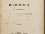 an old book with a black and white title on it