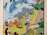 bande dessinée française, « Le Volcan d'Or », avec des personnages de bande dessinée