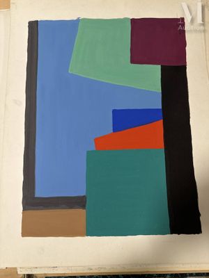 une photo d'une œuvre d'art posée sur une table