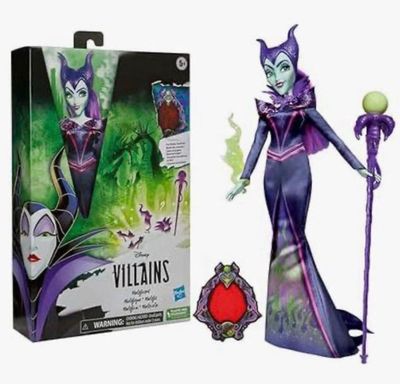 Lot de 2 poupées vilains Maléfique et ses accessoires neuf d…