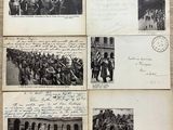 une vieille photo en noir et blanc représentant un groupe de soldats