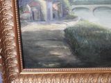 a picture of a painting on the wall of a house
