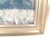 a picture of a painting of birds in a field