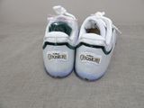 a close up of a pair of shoes with the name chosenn on them
