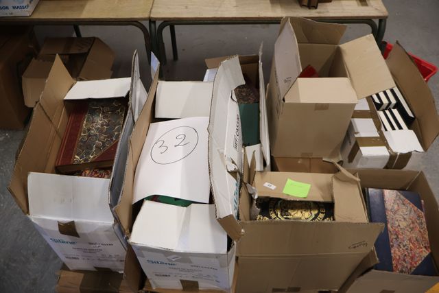 Palette de 17 cartons comprenant des ouvrages de littératures 19°...