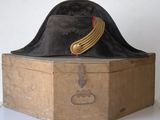 a hat that is sitting on top of a box