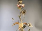 a lamp that is sitting on top of a table