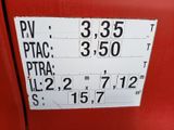 a sticker on the door of a red car