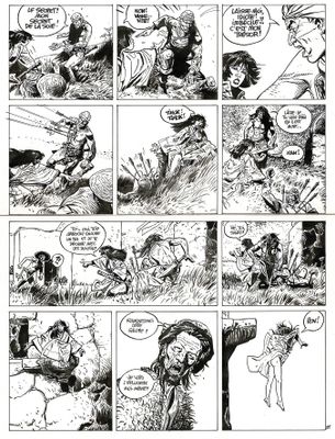 une page de la bande dessinée du premier numéro de la bande dessinée