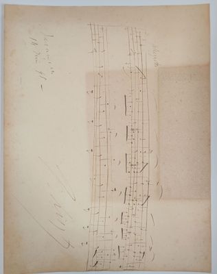une vieille feuille de papier sur laquelle figure un dessin